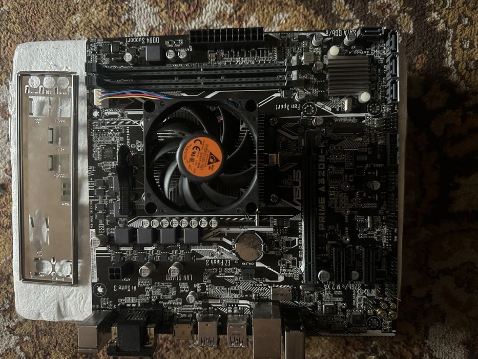 Kit placă de bază am4 a320m-k plus procesor și cooler