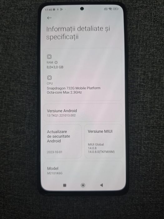 Xiaomi Redmi Note 10 Pro 256GB 8GB RAM + 3 huse + card 4GB