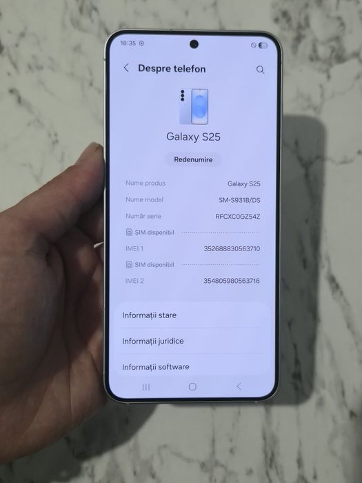 Vand/schimb Samsung S25 128gb