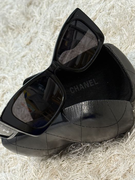 Ochelari de soare dama Chanel 5430,negrii , originali , noi