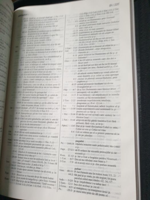 Biblia cu concordanță și explicații,  nouă