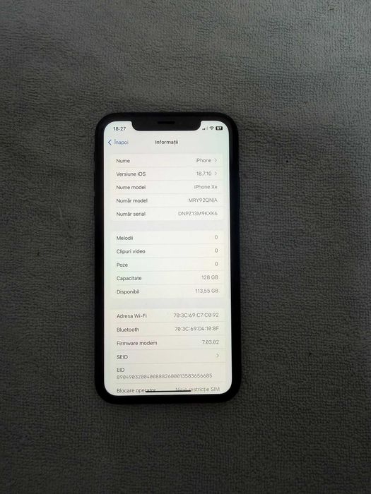 Telefon Iphone Xr 128 Gb - ca si nou - liber orice retea XR- Impecabil