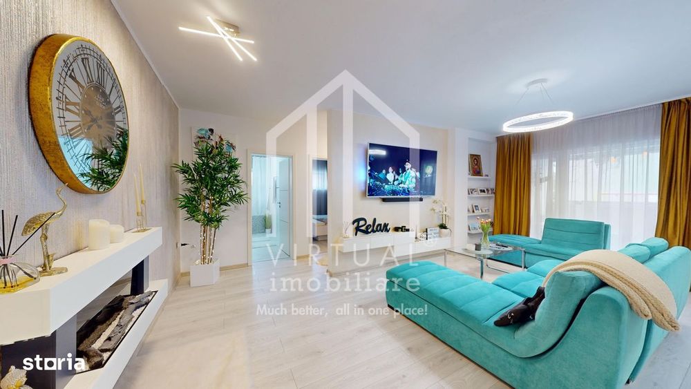 Apartament cu 3 camere, 71mp utili+balcon 12mp, loc de parcare