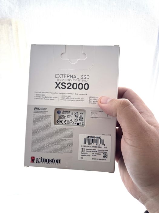SSD KINGSTON XS2000 4TB  Sigilat 2000MB/sec