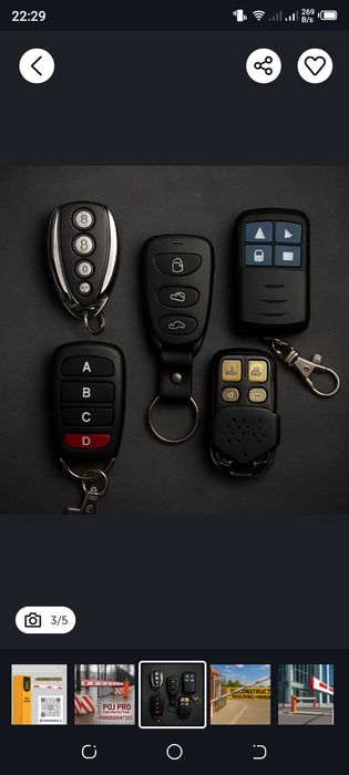 Пульты для шлагбаума и ворот