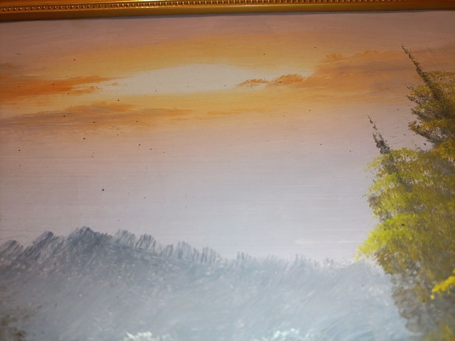 Tablou Pictat "Drumul Spre o Aventură Nouă în Natură" Anul 1998