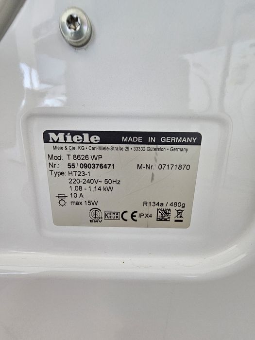 Сушилня с термопомпа Míele