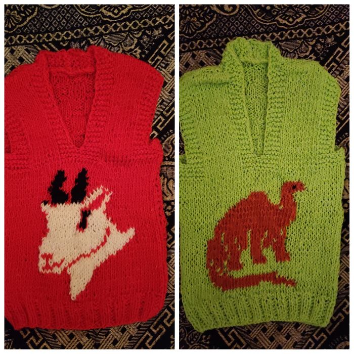 Шерстяные безрукавки, носки, пинетки