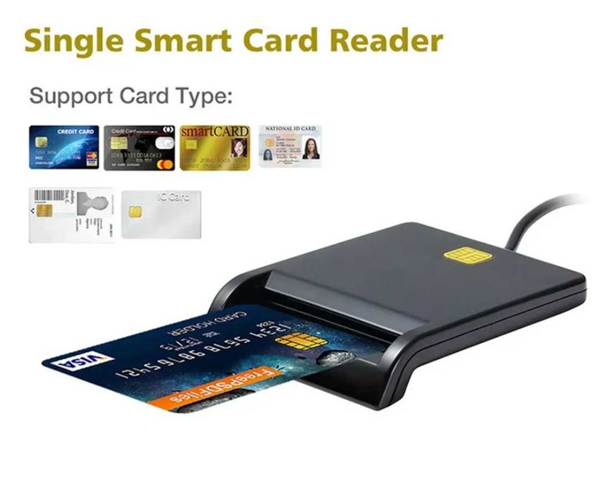 Портативный интеллектуальный кард-ридер USB 2.0 DNIE ATM CAC IC ID