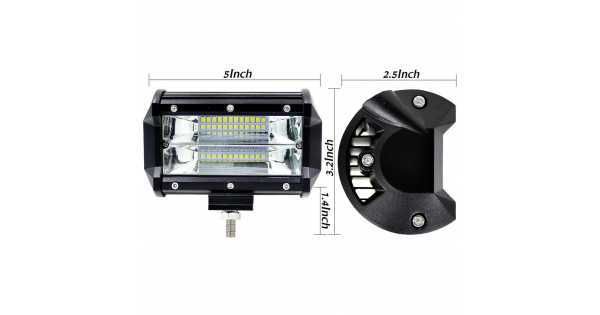 set 2 x Proiector Led 72w Alb