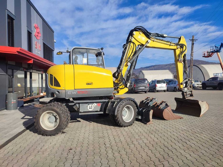 Excavator pe roti Wacker Neuson EW100-Reprezentanta oficiala