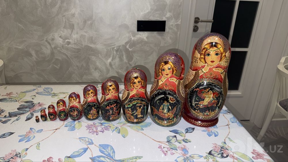 Эксклюзивная матрёшка 10 принадлежностей
