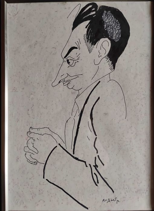 Стар шарж. Ал Добринов.