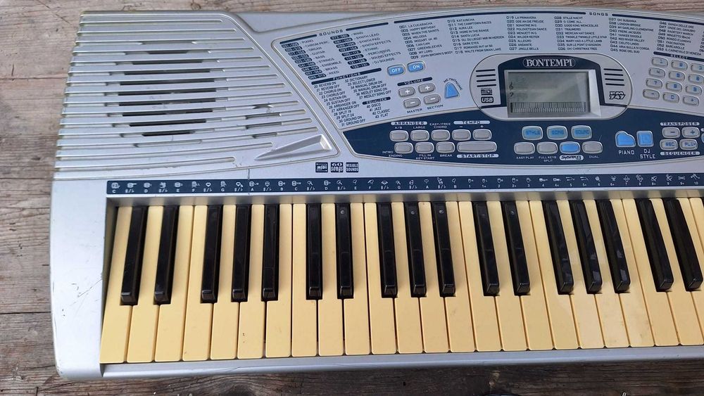 Bontempi Orgă Electronică DJ cu 49 de Clape și Amplificator