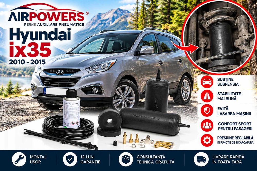 Perne auxiliare, perne auto pneumatice, Hyundai IX35.