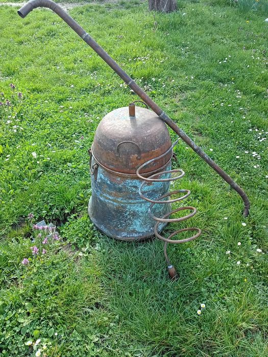 Меден казан с лула и серпентина - автентичен