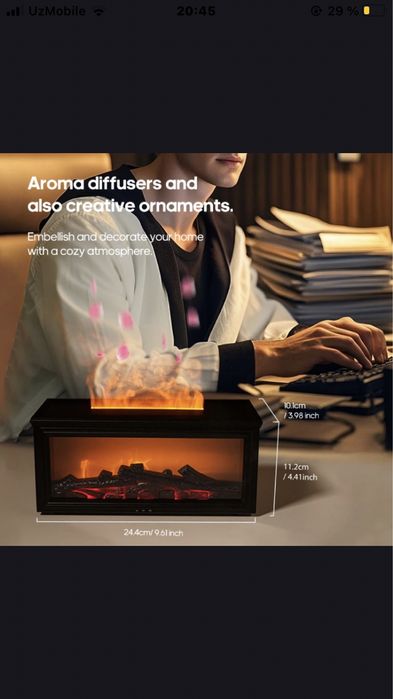 Увлажнитель воздуха камин