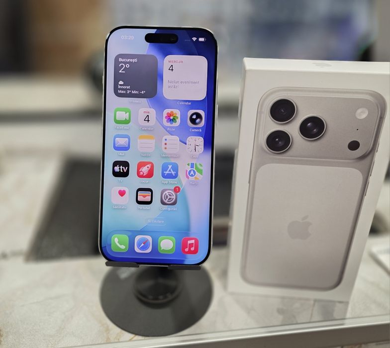 iPhone 17 Pro 256GB. ca NOU ! 48 cicluri de incarcare