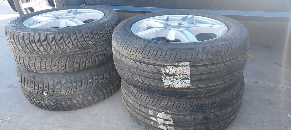 Джанти  DEZENT 7J X 16 - 5х112 с гуми : AUDI,SEAT,SKODA,WV,MERCEDES