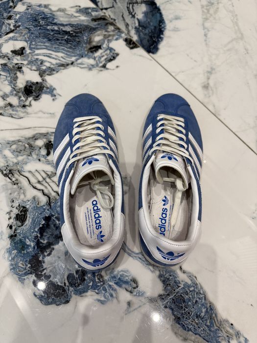 Adidas gazelle синий