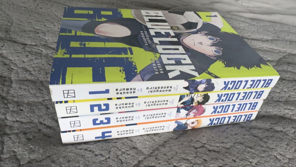 Manga Blue Lock, vol. 1-4