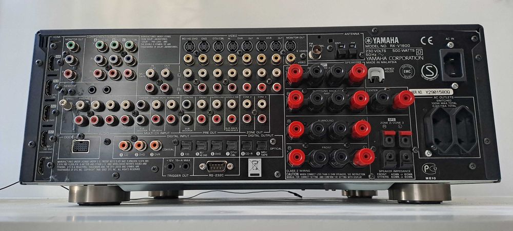 Amplificator High End Yamaha RX-V1800 HDMI 7.1 DTS-HD Dolby TrueHD Receiver Pure Direct