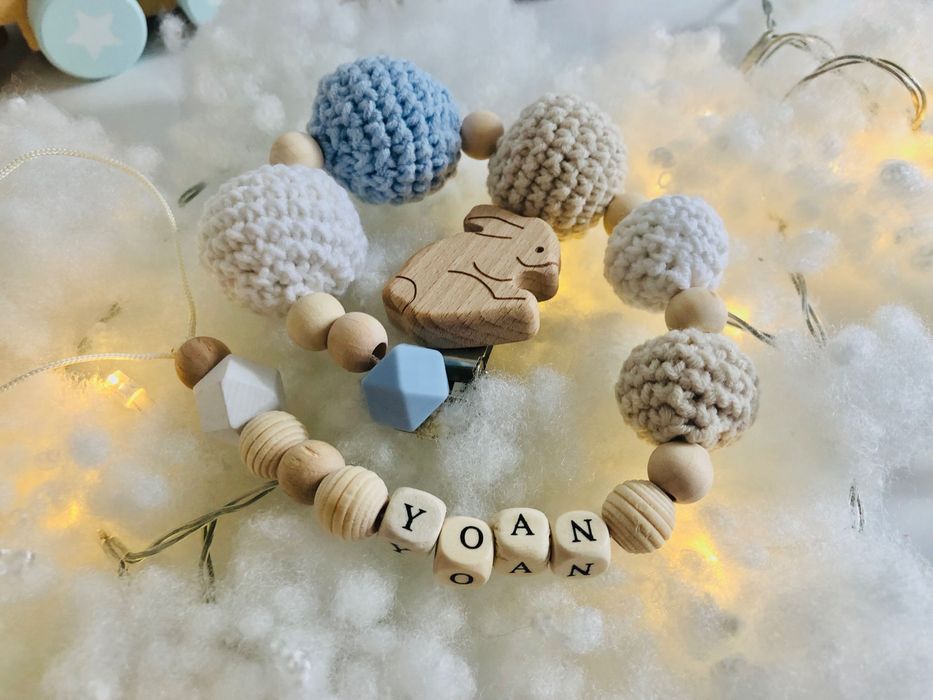 Ръчно изработен Клипс за биберон