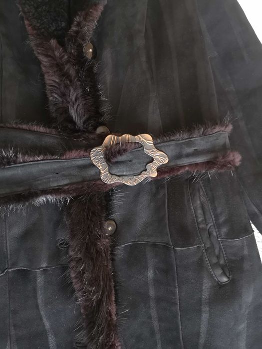 Палто от агнешка кожа