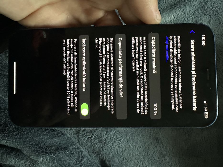 Iphone 12 blue 100% baterie 64gb