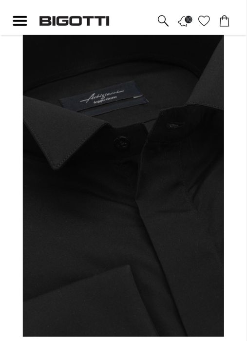 Cămașă neagră Bigotti
