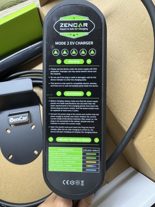 Зарядное устройство для электромобилей Zencar Model E-Pro 7kwt