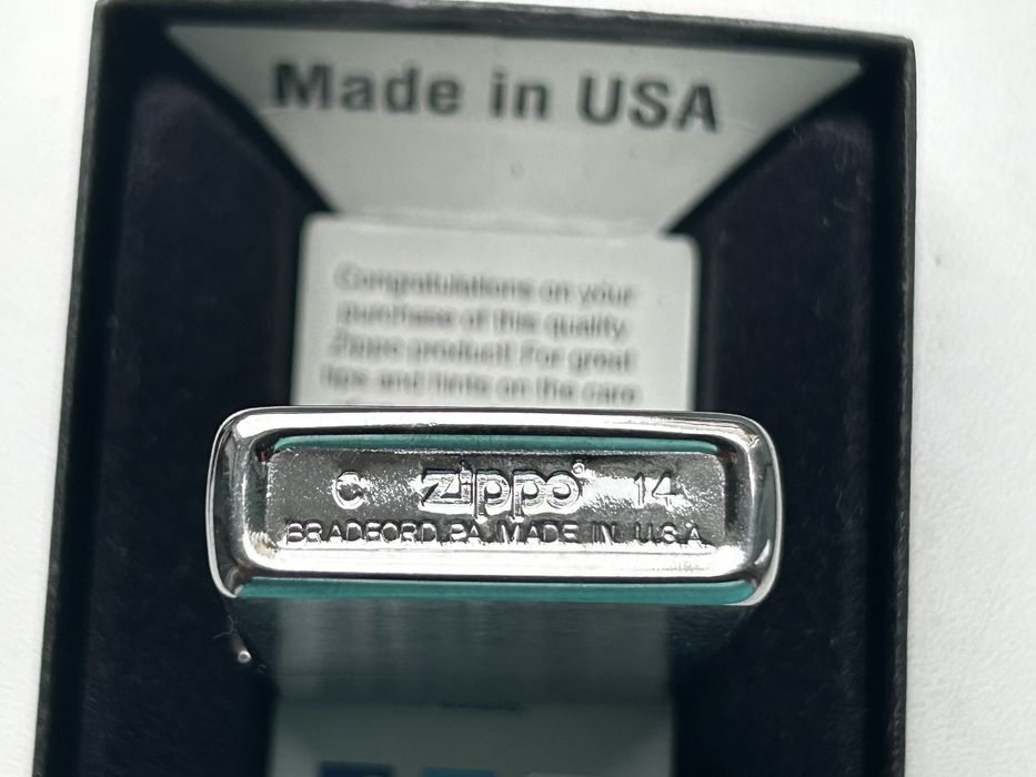 2 brichete Zippo originale Made in USA, anii 2014 și 2015, cu cutii