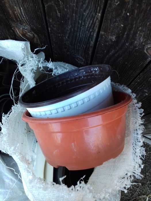 Vând ghivece  plastic diferite dimensiuni