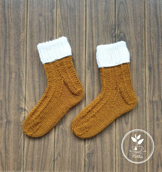 Плетени бирени чорапи