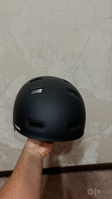 Черный матовый шлем OXELO MF500 размер L