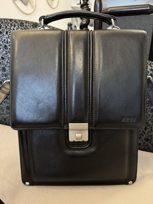 Art-93 мъжка бизнес чанта естествена кожа