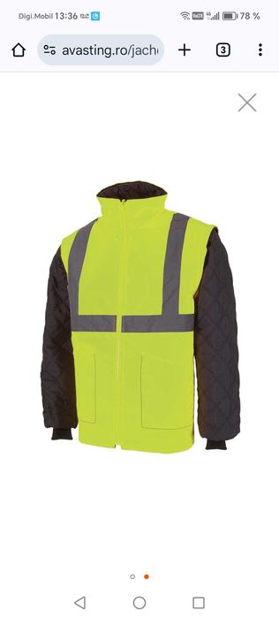 Geaca reflectorizanta iarna vara (Renania)