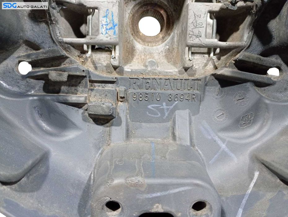 Volan din Piele 3 Spite Dacia Duster 1 HS 2010 - 2015 [LC0873]
