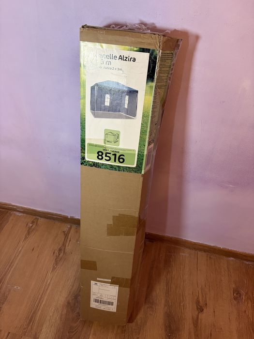 Cort gradina 2x3m Carrefour Alzira verde cu laterale ca nou