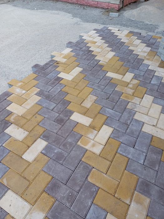 . укладка брусчатки