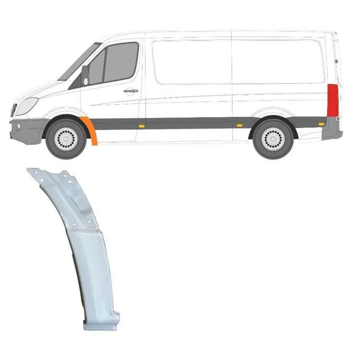 Ремонтни Панели/Ламарини/Вежди/Прагове Sprinter CRAFTER след 2006 год