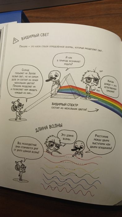 Детская книга комикс про космос