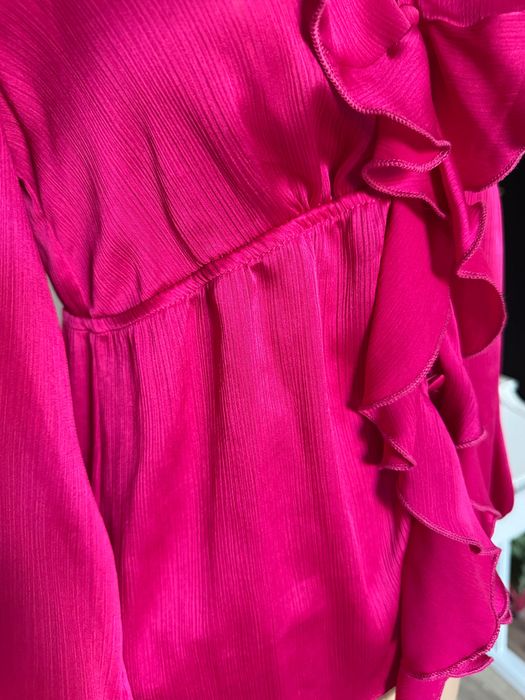 Zara cămașă fucsia