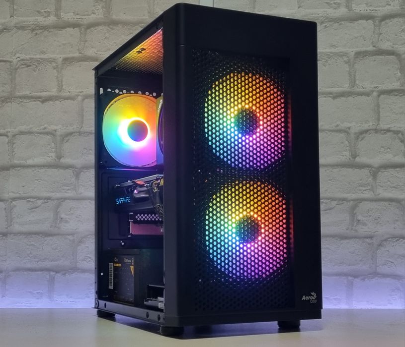 Unitate PC Gaming: Ryzen 5 5500/16GB/RX 580 8GB/250SSD/1TB/WIFI/FRGB