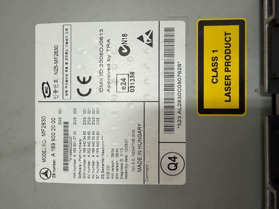 Мултимедия за Мерцедес MF2830