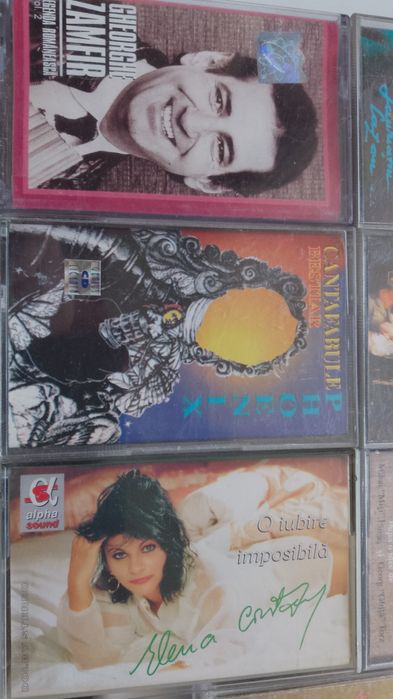 Lot 7 casete audio muzică românească (Phoenix, Pasărea Colibri, Andrieș, etc..)