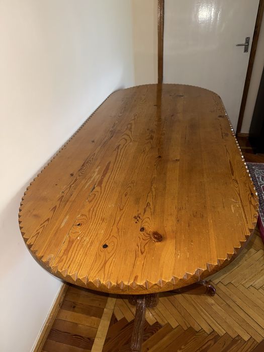 Длинный Деревянный стол, 1990 года