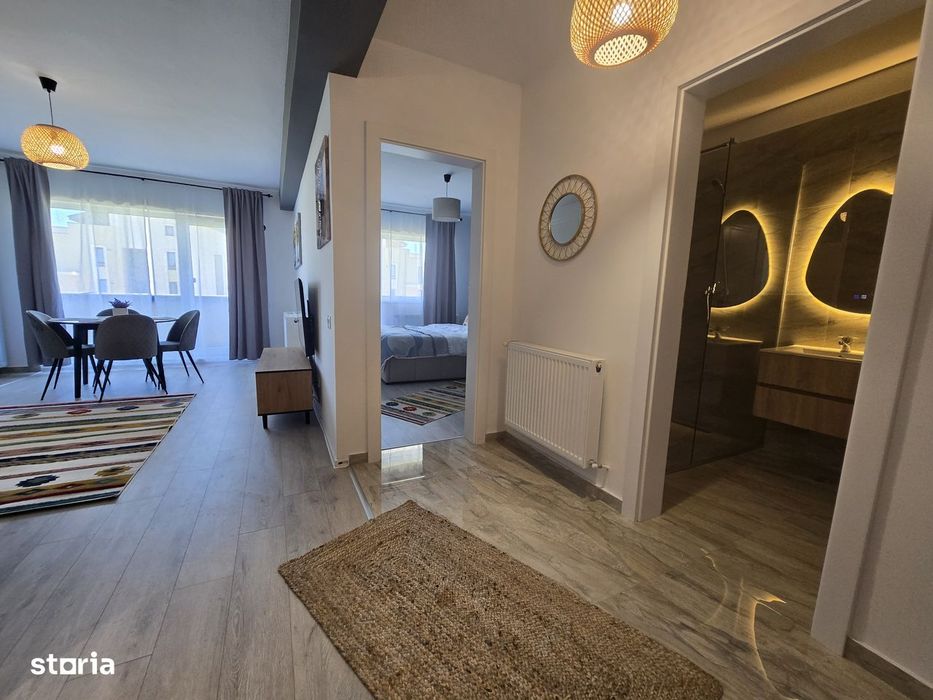Apartament 2 camere complet mobilat utilat prima inchiriere
