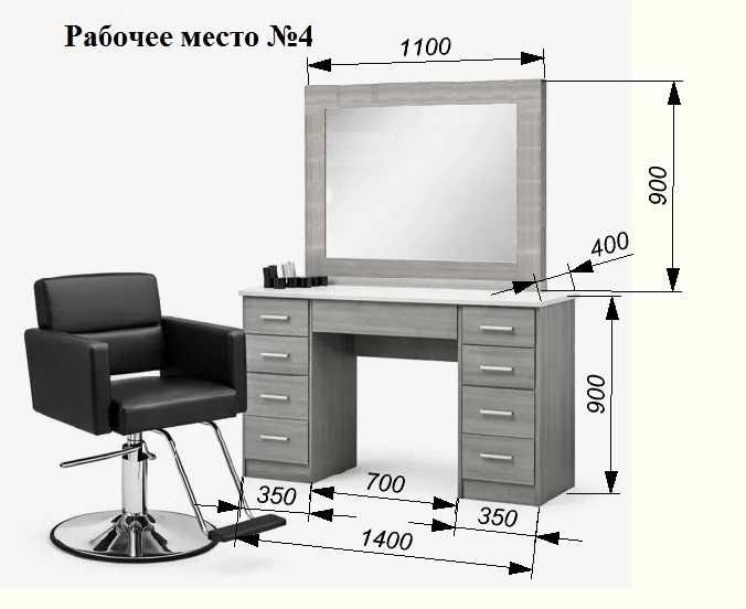 Мебель для салонов красоты