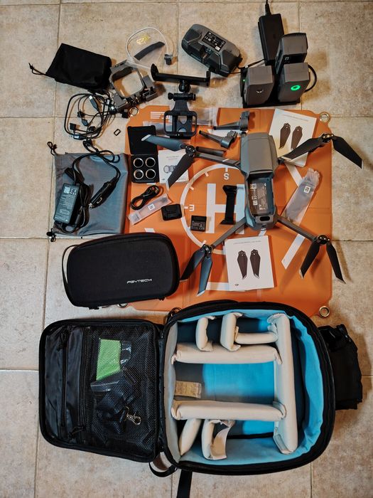 Дрон DJI Mavic 2 zoom напълно оборудван на малко часове